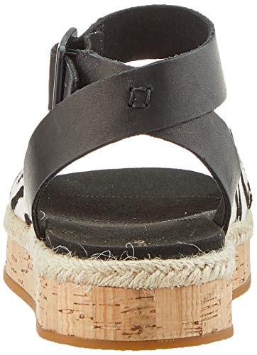 Clarks Botanic Poppy, Sandalia con Pulsera Mujer, Multicolor (Animal Print Animal Print), 42 EU