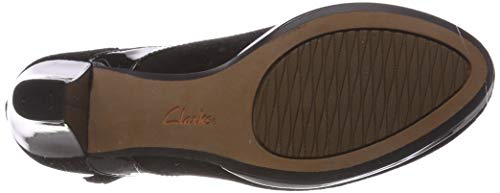 Clarks Chorus Pitch, Zapatos de Tacón para Mujer, Negro (Black Combi), 40 EU