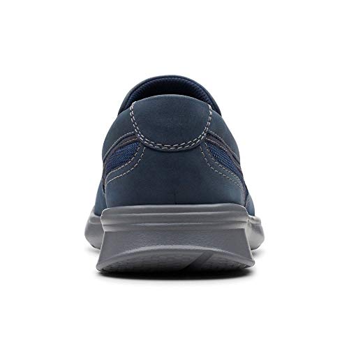 Clarks Cotrell Easy, Mocasines para Hombre, Azul (Navy Combi Navy Combi), 42 EU