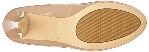 Clarks Dalia Rose, Zapatos de Tacón Mujer, Beige (Nude Patent), 39 EU