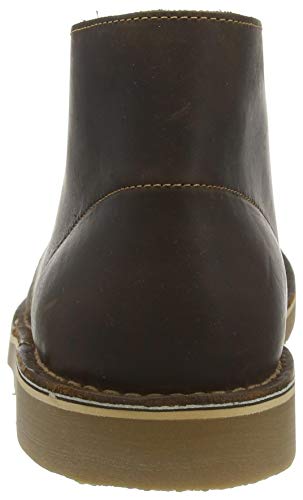 Clarks Desert Boot Bushacre 3, Botas Modelo Chukka Hombre, Marrón (Cera de Abejas), 41.5 EU