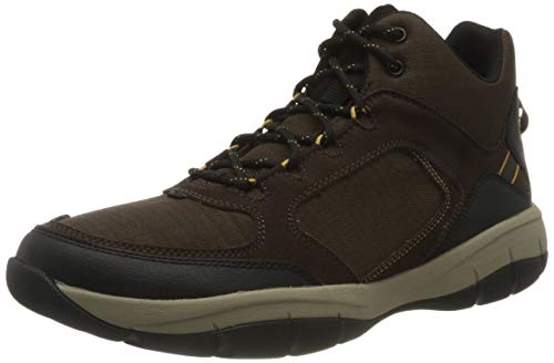 Clarks Ervin Mid, Bota a la Altura de la Pantorrilla Hombre, Marrón (Brown), 40 EU