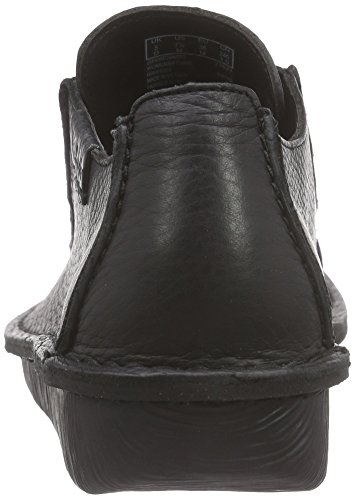 Clarks Funny Dream, Zapatos de Cordones Derby Mujer, Negro (Black Leather), 39.5 EU