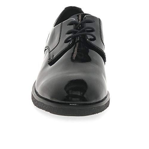 Clarks Griffin Lane, Zapatos de Cordones Derby Mujer, Negro (Black Pat Black Pat), 40 EU
