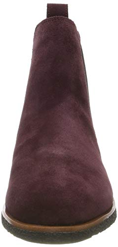 Clarks Griffin Plaza, Botas Chelsea Mujer, Braun Burgundy Suede, 39.5 EU