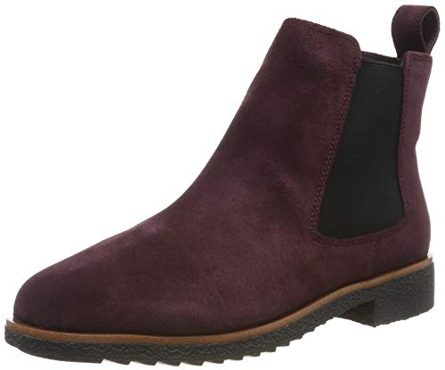 Clarks Griffin Plaza, Botas Chelsea Mujer, Braun Burgundy Suede, 39.5 EU