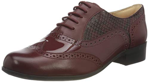 Clarks Hamble Oak, Oxford Mujer, Merlot, 37 EU