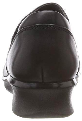 Clarks Hope Roxanne, Mocasines para Mujer, Negro (Black), 38 EU