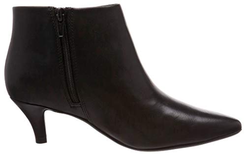 Clarks Linvale Sea, Zapatos con Tira de Tobillo Mujer, Piel Negra, 42 EU