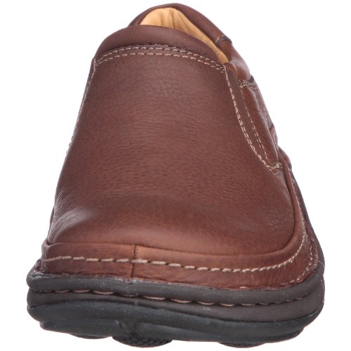 Clarks Nature Easy, Mocasín Hombre, Cuero Caoba, 42.5 EU