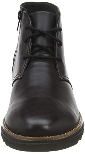 Clarks Sharon Hop, Botas Modelo Chukka Mujer, Negro (Black Leather), 36 EU