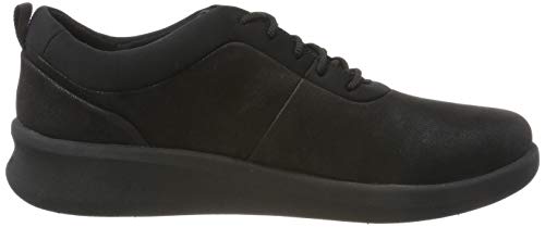 Clarks Sillian2.0pace, Zapatillas Mujer, Negro (Black Textile Black Textile), 41 EU