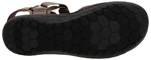 Clarks Step Beat Sun, Abierta Sandalias Punta Cerrada, Marrón (Brown-), 44 EU