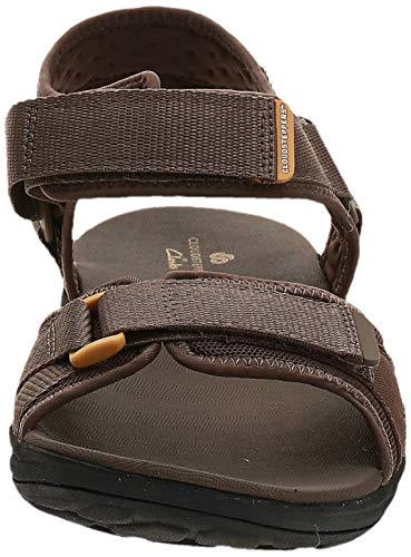 Clarks Step Beat Sun, Abierta Sandalias Punta Cerrada, Marrón (Brown-), 44 EU