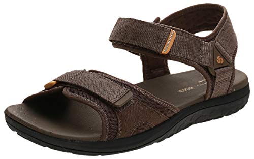 Clarks Step Beat Sun, Abierta Sandalias Punta Cerrada, Marrón (Brown-), 44 EU