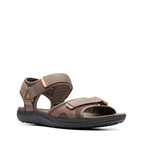 Clarks Step Beat Sun, Abierta Sandalias Punta Cerrada, Marrón (Brown-), 44 EU