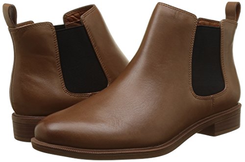 Clarks Taylor Shine, Botas Chelsea para Mujer, Marrón (Tan Leather), 40 EU