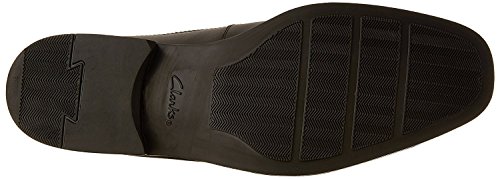 Clarks Tilden Free - Zapatos de cuero para hombre, Negro (Black Leather), 42