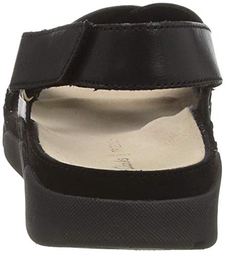 Clarks Tri Alexia, Sandalias de Talón Abierto Mujer, Beige (Black Black), 38 EU