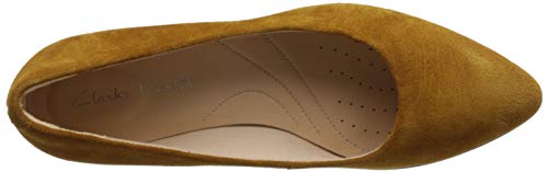 Clarks Trisand Cross, Sandalias de Punta Descubierta Hombre, Marrón (Dark Tan Lea), 41 EU