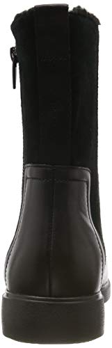 Clarks Un Elda Mid, Botas Slouch Mujer, Negro (Black Combi Black Combi), 41.5 EU