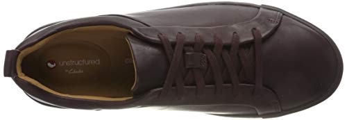 Clarks Un Maui Lace, Zapatillas para Mujer, Marrón (Aubergine Lea Aubergine Lea), 39.5 EU