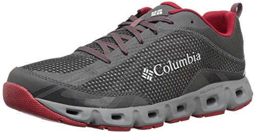 Columbia Drainmaker IV, Zapatillas Hombre, Grey (City Grey, Mountain Red 023), 43 EU