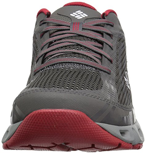 Columbia Drainmaker IV, Zapatillas Hombre, Grey (City Grey, Mountain Red 023), 43 EU