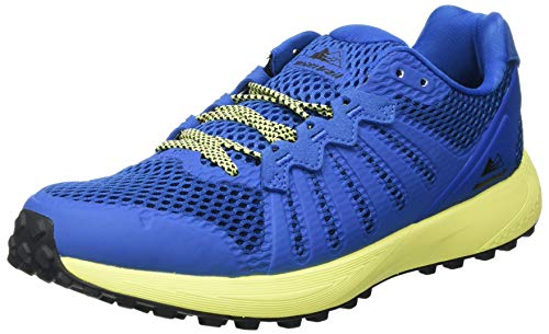 Columbia MONTRAIL F.K.T, Zapatillas para Carreras de montaa Hombre, Luz de neón índigo Brillante, 42 EU