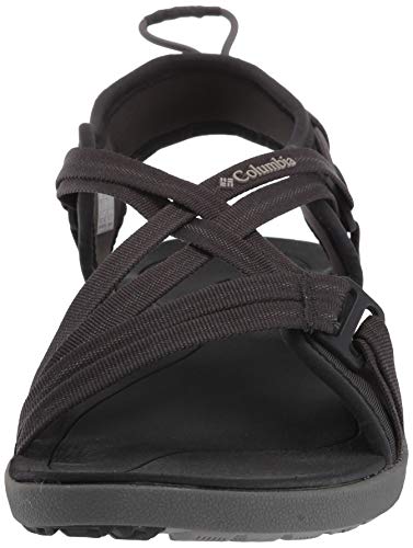 Columbia Sandal, Sandalia Mujer, Black (Shark, Ti Titanium 011), 41 EU