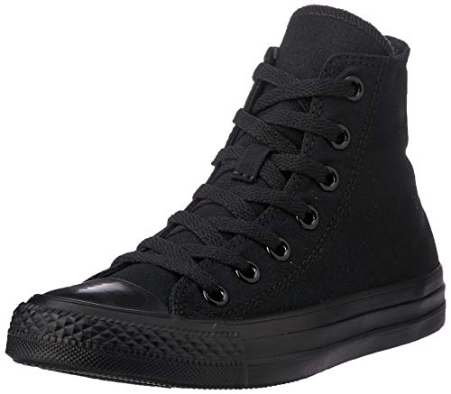 Converse All Star Hi-top Chuck Taylor Mandriles Formadores para Mujer 6.5 UK Negro