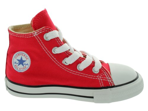 Converse Chuck Taylor All Star Core Hi Zapatillas de tela, Unisex - Infantil, Rojo, 20