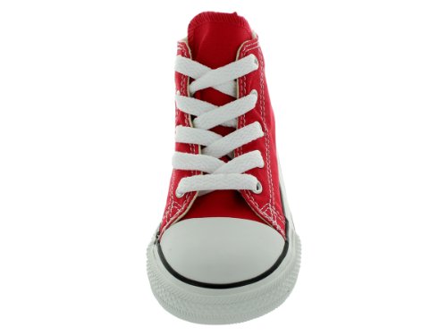 Converse Chuck Taylor All Star Core Hi Zapatillas de tela, Unisex - Infantil, Rojo, 20