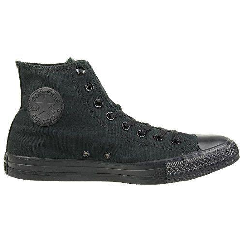 Converse Chuck Taylor All Star Hi Sneakers, Zapatillas Unisex Adulto, Negro (Black Monochrome), 42.5 EU