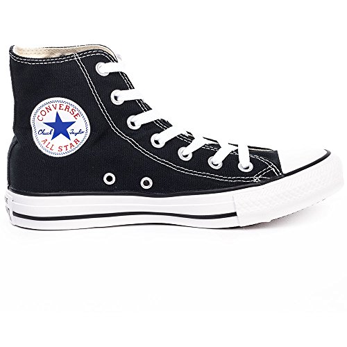 Converse Chuck Taylor All Star Hi Top, Zapatillas Mujer, Negro (Black/White), 37 EU