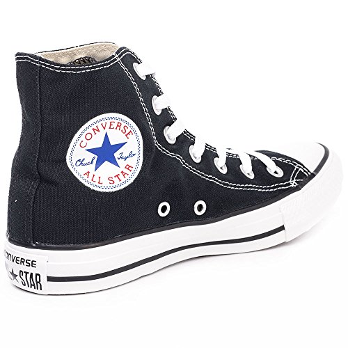 Converse Chuck Taylor All Star Hi Top, Zapatillas Mujer, Negro (Black/White), 37 EU