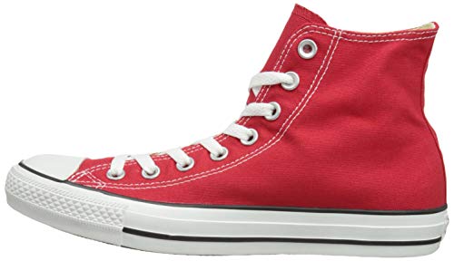 Converse Chuck Taylor All Star Hi Top, Zapatillas Mujer, Rojo, 38 EU