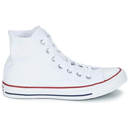 Converse Chuck Taylor All Star High Classic CTAS Hi - Zapatillas altas de lona, unisex, con pegatina de 7 km/h, color, talla 42 EU