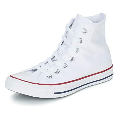 Converse Chuck Taylor All Star High Classic CTAS Hi - Zapatillas altas de lona, unisex, con pegatina de 7 km/h, color, talla 42 EU