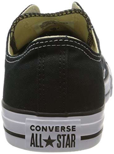 Converse Chuck Taylor All Star Ox, Zapatillas Unisex Adulto, Negro (Black/White), 45 EU