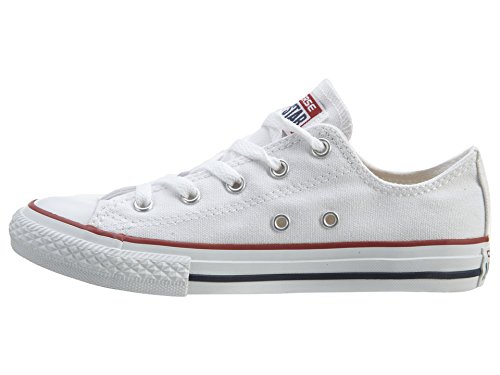 Converse Chuck Taylor All Star, Zapatillas de Lona Infantil, Blanco, 33 EU (1 UK)