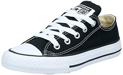 Converse Chuck Taylor All Star, Zapatillas de Lona Infantil, Negro (Black Ox), 32 EU (13.5 UK)