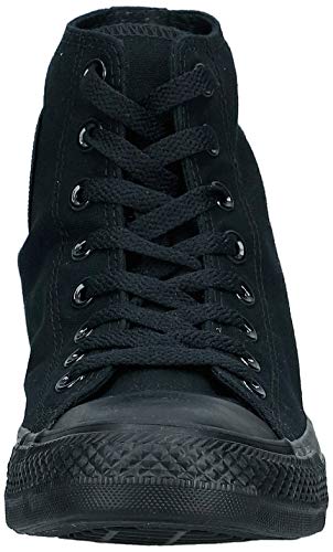 Converse Chuck Taylor All Star, Zapatillas de Tela Unisex, Negro (Black Mono), 41 EU