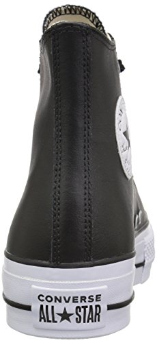 Converse Chuck Taylor CTAS Lift Clean Hi, Zapatillas Altas Mujer, Negro (Black/Black/White 001), 36 EU