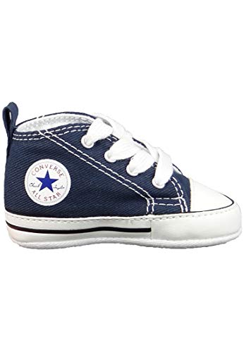 Converse CT First Star Toile, Botines de Lona Bebé-Niños, Azul (Navy 410), 20 EU