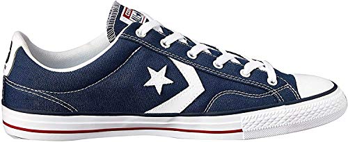 Converse Lifestyle Star Player Ev Ox, Zapatillas Unisex Adulto, Azul Navy White 410, 37 EU