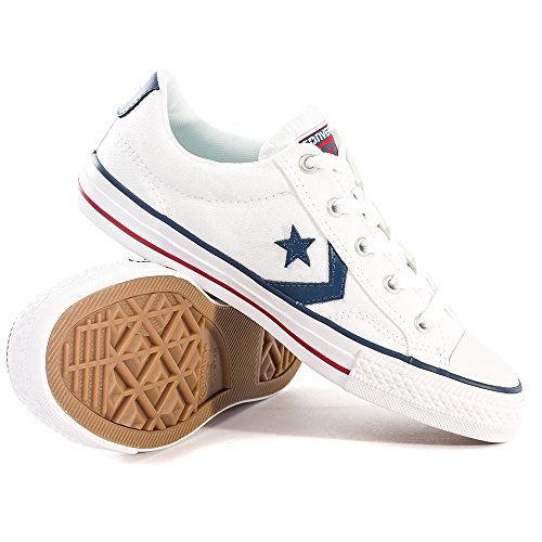 Converse Star Player Adulte Core Canvas Ox - Zapatillas deportivas, unisex, Blanco (Weiß), 40 EU