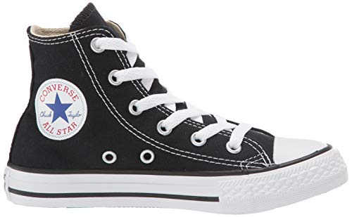 Converse Youths Chuck Taylor All Star Hi Zapatillas de tela, Unisex - Infantil, Negro, 27