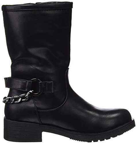 COOLWAY Brook, Botas Biker Mujer, Negro (Blk), 39 EU