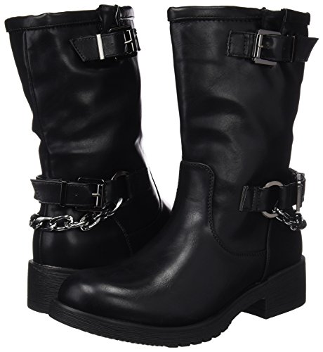 COOLWAY Brook, Botas Biker Mujer, Negro (Blk), 39 EU